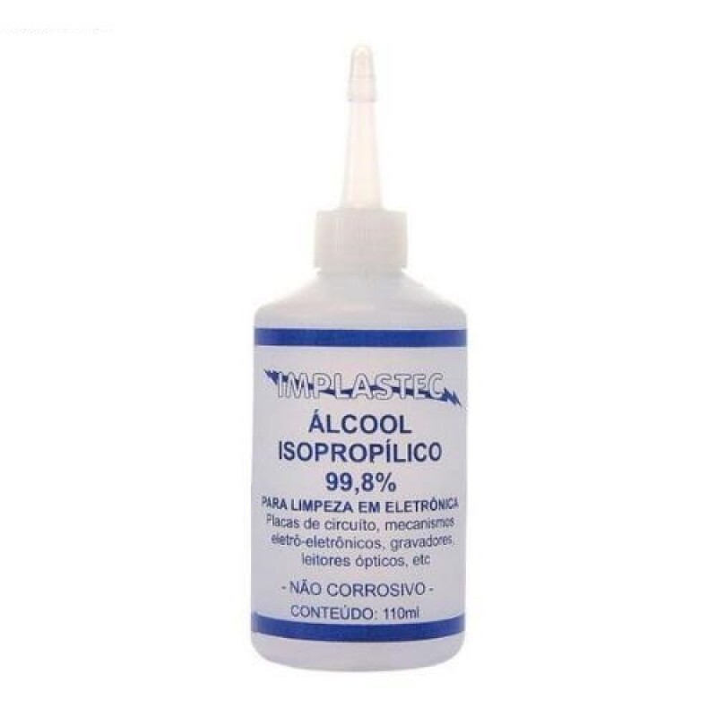 ÁLCOOL ISOPROPÍLICO 110ml C/ BICO