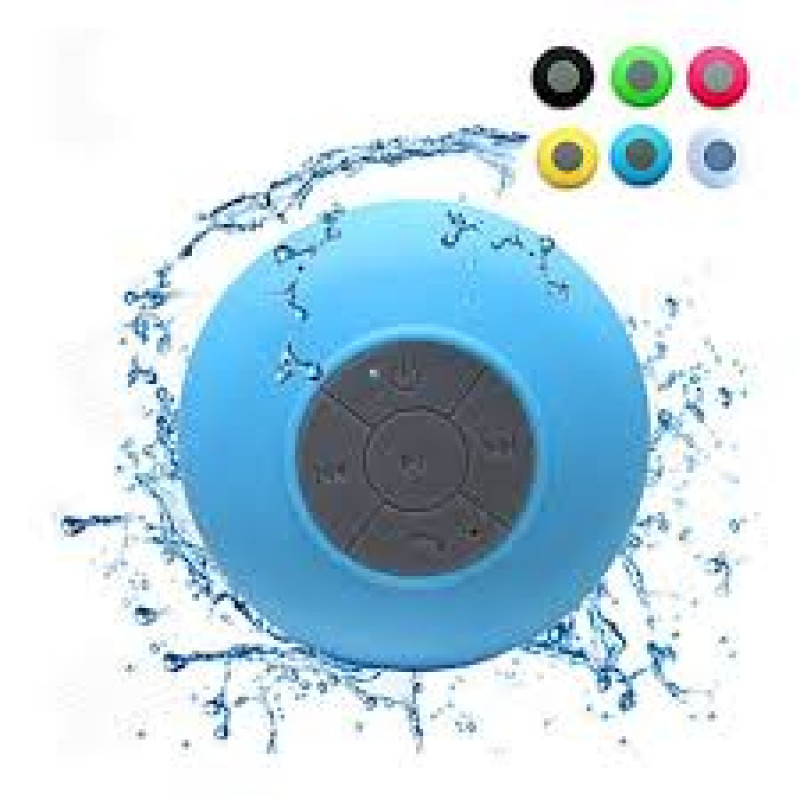 CAIXA DE SOM A PROVA D ÁGUA BLUETOOTH C/ VENTOSA