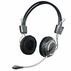 HEADFONE C/ MICROFONE/VOLUME/BASS GRAFITE 