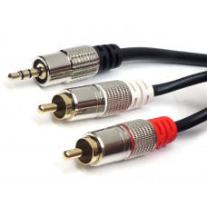 CABO P2 x 2 RCA PROFISSIONAL 1,80MT 