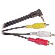 CABO P2 4C 90º x 3 RCA 1,80MT