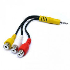 CABO ADAPTADOR P/ TV P2 P3 x Av RCA