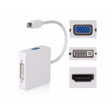 CABO ADAPTADOR MINI DISPLAY PORT x 3 EM 1