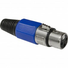 PLUG CANON PROF CORPO PLASTICO FÊMEA AZUL