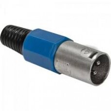 PLUG CANON PROF CORPO PLASTICO MACHO AZUL