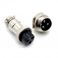 CONECTOR MIKE 3 VIAS - MACHO/FÊMEA