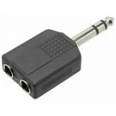 ADAPTADOR 2 JACK P10 x P10 ESTÉREO