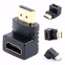 EMENDA HDMI FEMEA X HDMI MACHO 90°