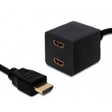 ADAPTADOR DUPLICADOR HDMI MACHO x 2 HDMI FÊMEA 