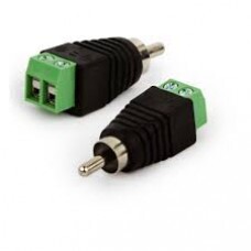 CONECTOR RCA MACHO COM BORNE