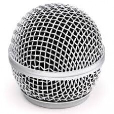 GLOBO PARA MICROFONE PRATA