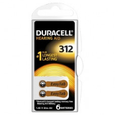 BATERIA DURACELL P/ APARELHO AUDITIVO 312