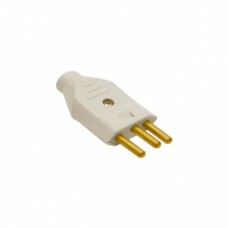 PINO AC TRIPOLAR 10A - 250v BRANCO