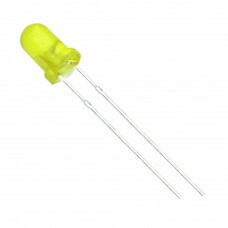 LED 3MM DIFUSO AMARELO