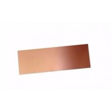 PLACA DE FENOLITE COBREADA SIMPLES FACE 5x15