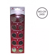 BATERIA DE LITHIUM MO-CR2450  C/ 10 PEÇAS 