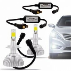 KIT XENON FAROL AUTOMOTIVO SUPER LED BRANCA H10