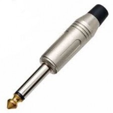 PLUG P10 MONO PRATA TIPO AMPHENOL PRATA