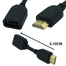 Adaptador Hdmi Macho X Femea  Extensor 10cm