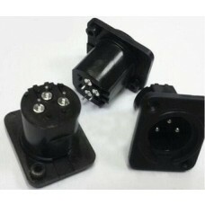 CONECTOR PAINEL CANON XLR MACHO 3 PINOS