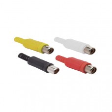 PLUG JACK RCA PLASTICO