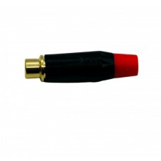 PLUG RCA FEMEA METAL TIPO AMPHENOL PT/VM