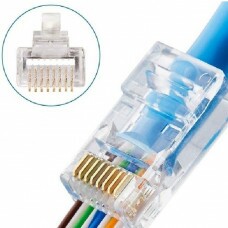 CONECTOR RJ45 CAT6 DE PASSAGEM -A092