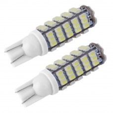 LÂMPADA LED T10 68 LEDS SUPER BRANCA 7500K AUTOMOTIVA PAR