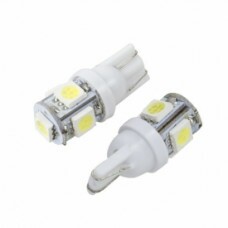 LÂMPADA T10 5 LEDS TIPO PINGO AUTOMOTIVA - PAR