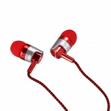 FONE AURICULAR TRANÇADO PANO CORDA ST C/ FIO C/ MICROFONE