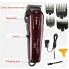 Maquina De Cortar Cabelo Sem Fio Kemei 2600 Profissional