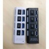 USB 3.0 Hub 4 Portas Super Speed USB 3 Splitter com Interruptor On Off