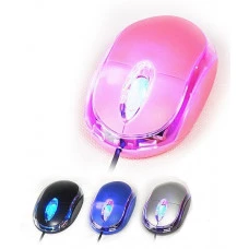 MINI MOUSE OPTICAL USB 1000cpi LED AZUL