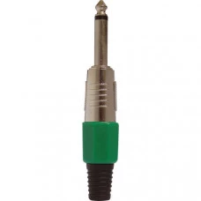 KIT C/ 10 PLUG P10 MONO CORPO PLASTICO VERDE