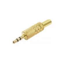 PLUG P2 ESTÉREO METAL DOURADO