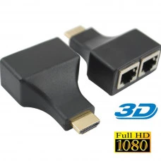 EXTENDER HDMI VIA CABO DE REDE 30MT SEM FONTE