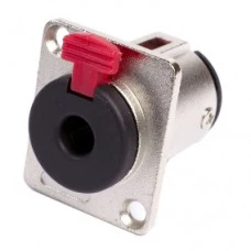 PLUG JACK P10 FÊMEA PAINEL COM TRAVA 