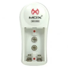 MINI CARREGADOR DE PILHAS AA/AAA/9V MOX