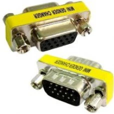 ADAPTADOR DB15 FÊMEA x MACHO VGA SLIM