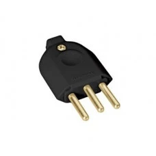 PINO AC TRIPOLAR 10A - 250v PRETO