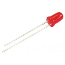 LED 5MM DIFUSO VERMELHO