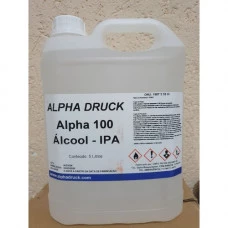 ÁLCOOL ISOPROPÍLICO 100% 5 LITROS ALPHA
