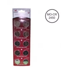 BATERIA DE LITHIUM MO-CR2450  C/ 10 PEÇAS 