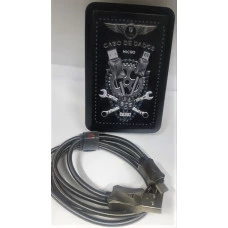 Cabo Dados Micro Usb V8 Resistente Ferro 1MT
