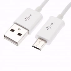 CABO MICRO USB V8 BRANCO 1MT