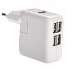 FONTE CARREGADOR 4 USB PAREDE 