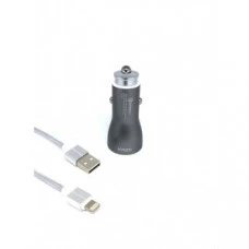 Kit Carregador Veicular Kaidi Kd-109 Qc3.0 6a 2usb 
