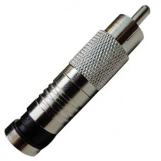 CONECTOR RCA COMPRESSÃO RG59