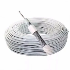 CABO COAXIAL RG06 67% BRANCO C/ 100MT