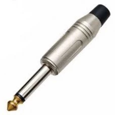 PLUG P10 MONO PRATA TIPO AMPHENOL PRATA
